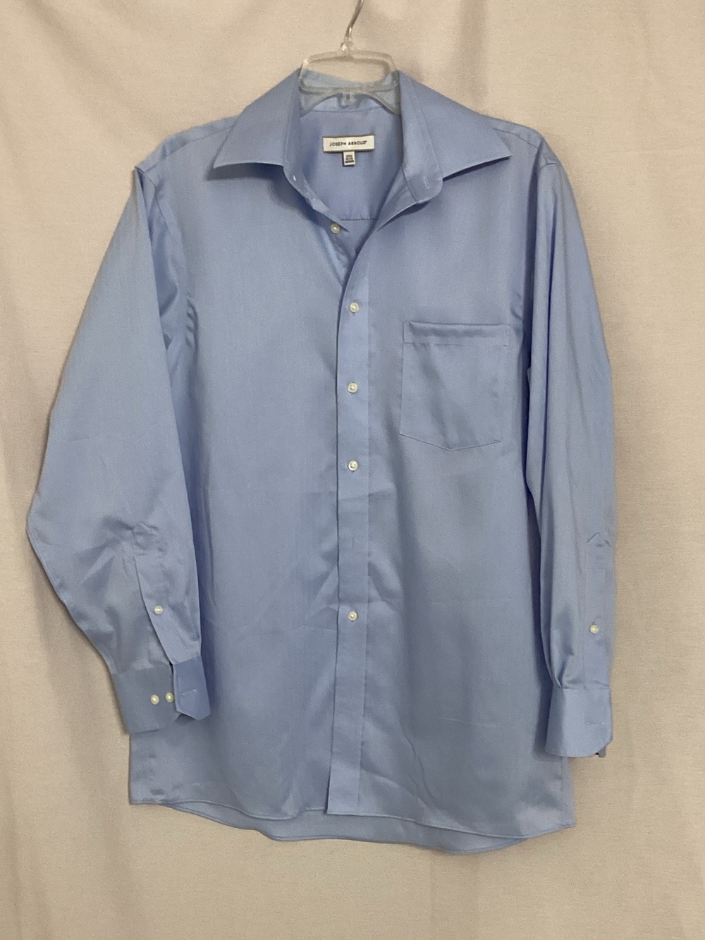 Joseph Abboud Light Blue Men's Dress Shirt - Point Collar